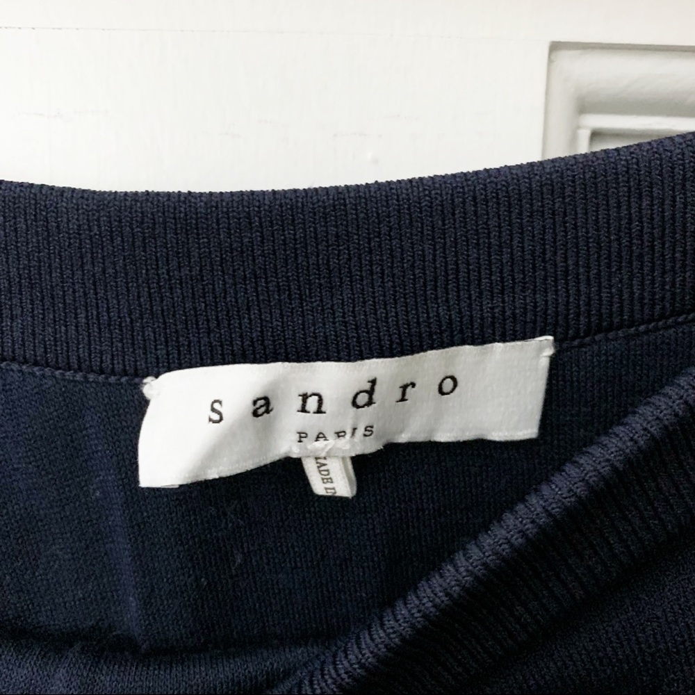 Sandro Perforated Knit Skirt - Picture 5 of 7